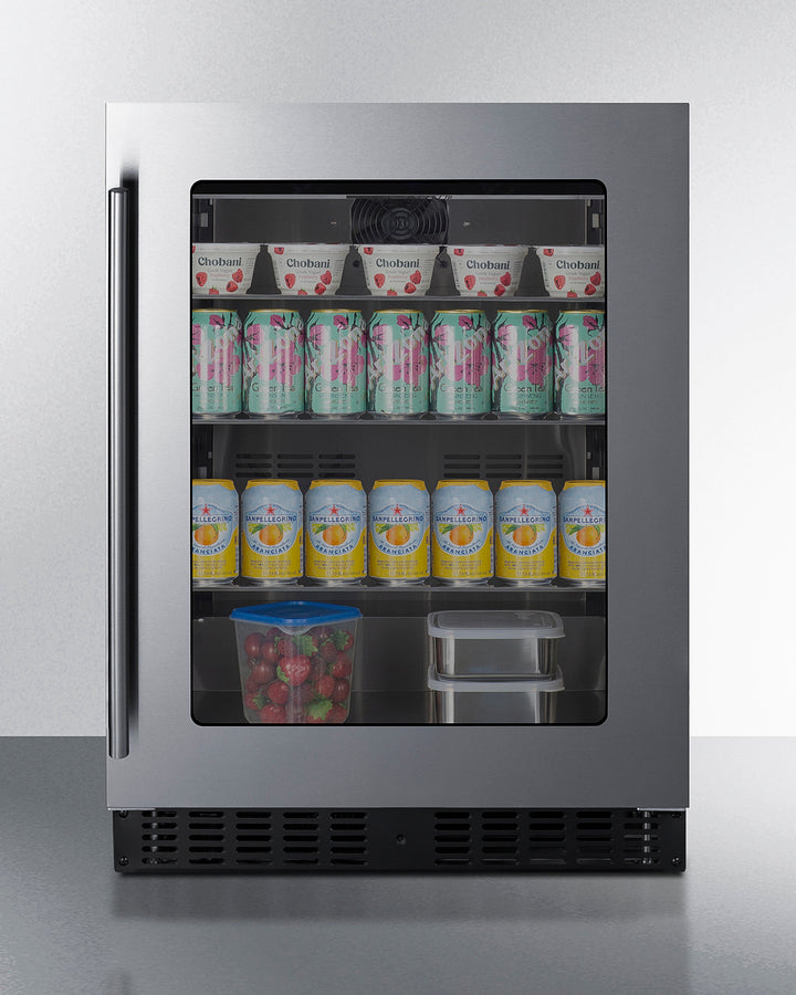 24" Wide Built-In Beverage Center, ADA Compliant Summit ASDG2411 - Summit - Wine Fridge Pros