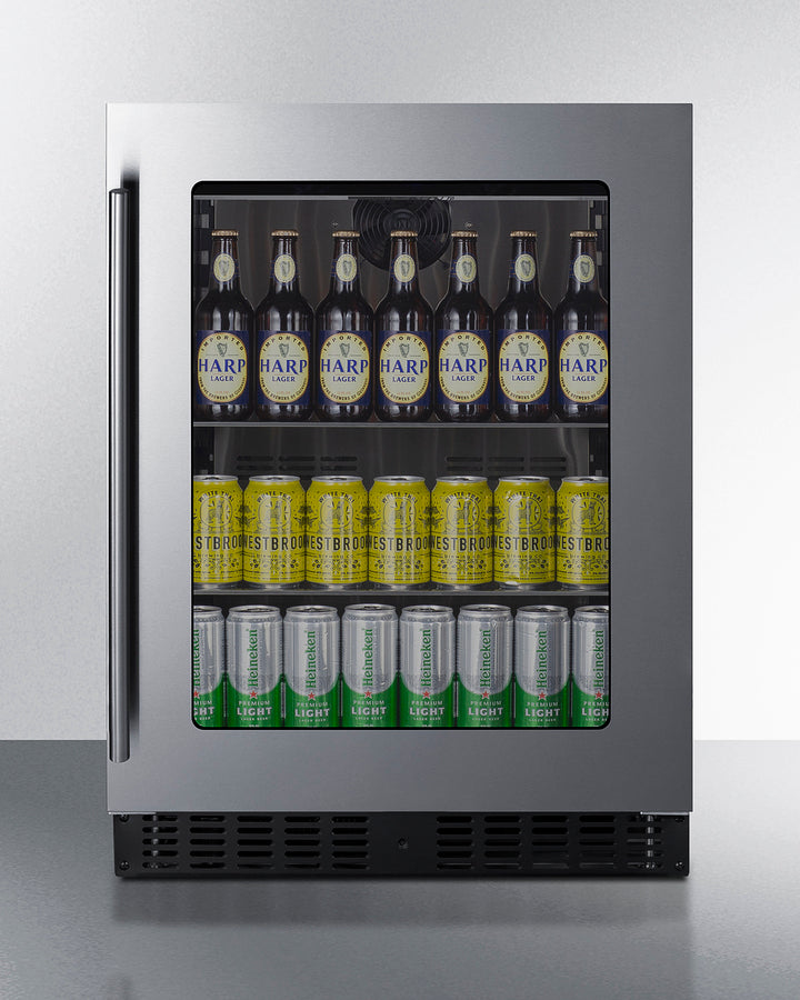 24" Wide Built-In Beverage Center, ADA Compliant Summit ASDG2411 - Summit - Wine Fridge Pros