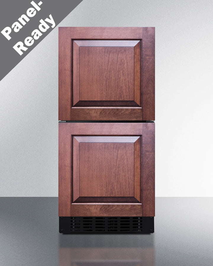 15" Wide 2-Drawer All-Refrigerator, ADA Compliant Summit ASDR1524 - Summit - Wine Fridge Pros