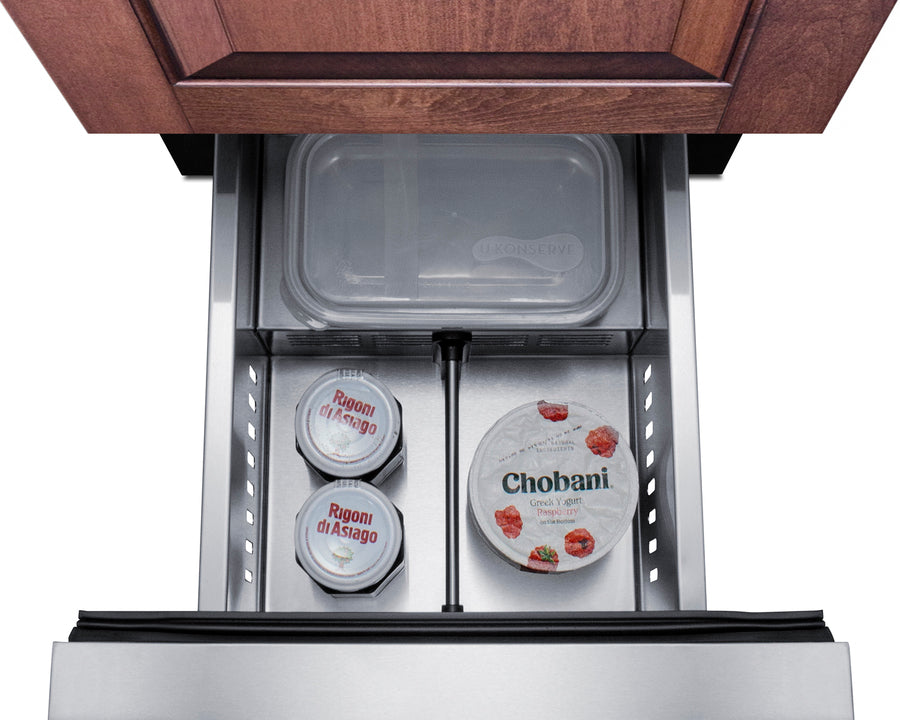 15" Wide 2-Drawer All-Refrigerator, ADA Compliant (Panels Not Included) Summit ASDR1524PNR - Summit - Wine Fridge Pros