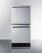 15" Wide 2-Drawer All-Refrigerator, ADA Compliant Summit ASDR1524 - Summit - Wine Fridge Pros