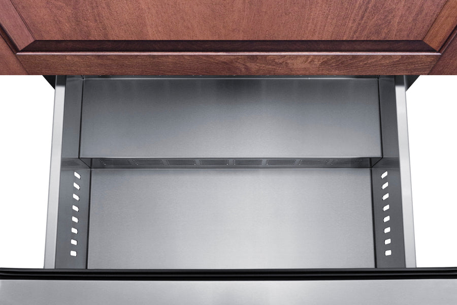 24" Wide 2-Drawer All-Refrigerator, ADA Compliant (Panels Not Included) - Summit ASDR2414PNR - Summit - Wine Fridge Pros