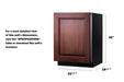24" Wide Built-In All-Refrigerator, ADA Compliant (Panel Not Included) Summit ASDS2413IFLHD - Summit - Wine Fridge Pros