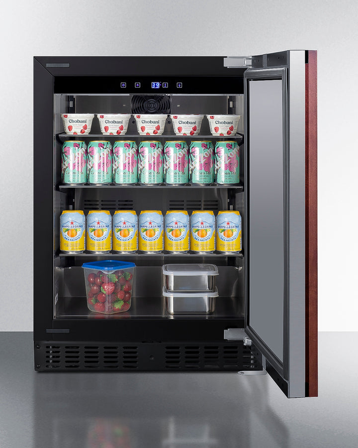 24" Wide Built-In All-Refrigerator, ADA Compliant (Panel Not Included) Summit ASDS2413IF - Summit - Wine Fridge Pros