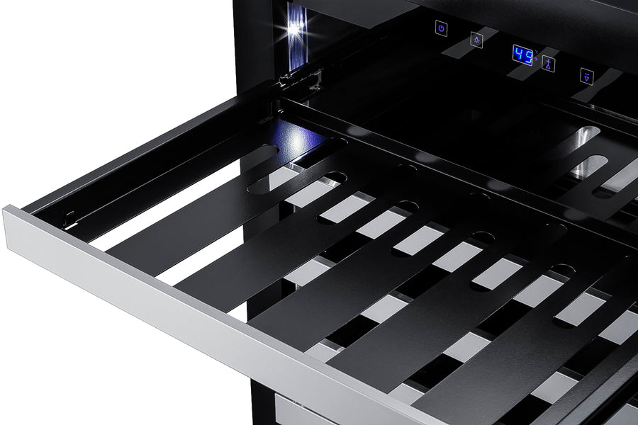 24" Wide Built-In Wine Cellar, ADA Compliant (Panel Not Included) Summit ASDW2412PNR - Summit - Wine Fridge Pros