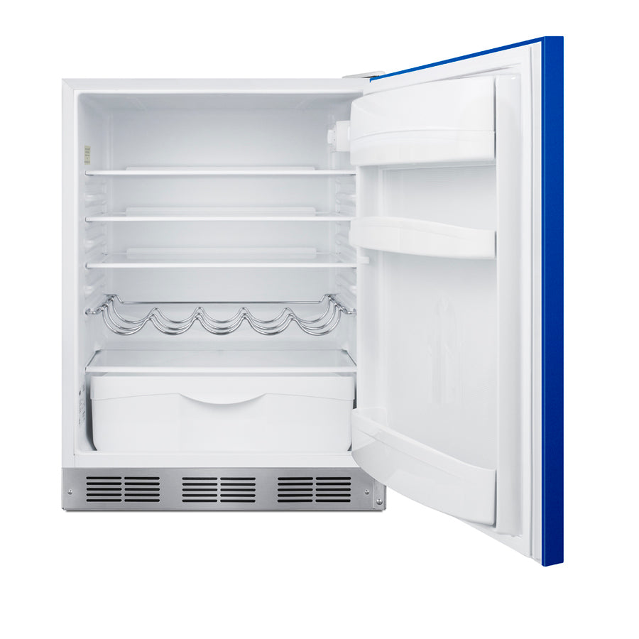 24" Wide All-Refrigerator - Summit BAR611WHB - Summit - Wine Fridge Pros