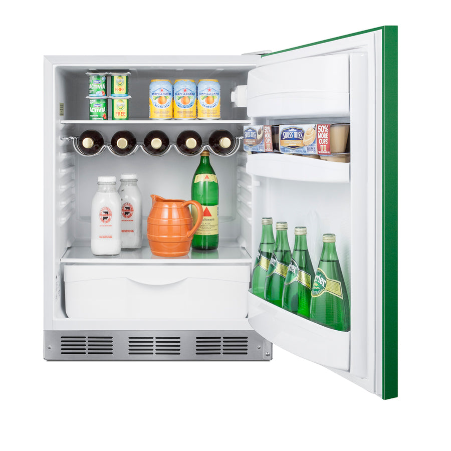 24" Wide All-Refrigerator - Summit BAR611WHG - Summit - Wine Fridge Pros