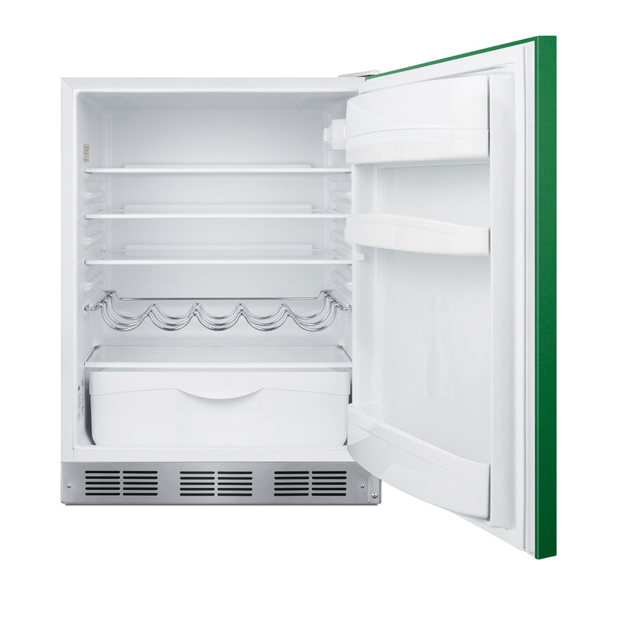 24" Wide All-Refrigerator - Summit BAR611WHG - Summit - Wine Fridge Pros