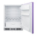 24" Wide All-Refrigerator - Summit BAR611WHP - Summit - Wine Fridge Pros