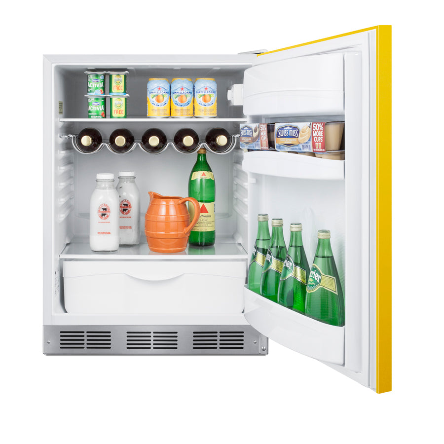 24" Wide All-Refrigerator, ADA Compliant- Summit BAR611WHYADA - Summit - Wine Fridge Pros