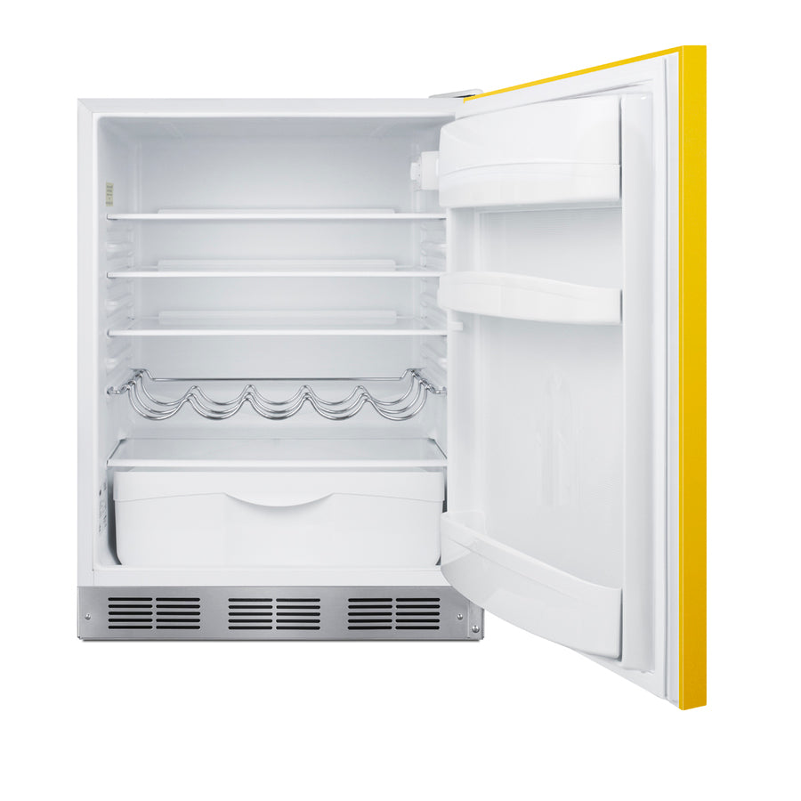 24" Wide All-Refrigerator - Summit BAR611WHY - Summit - Wine Fridge Pros