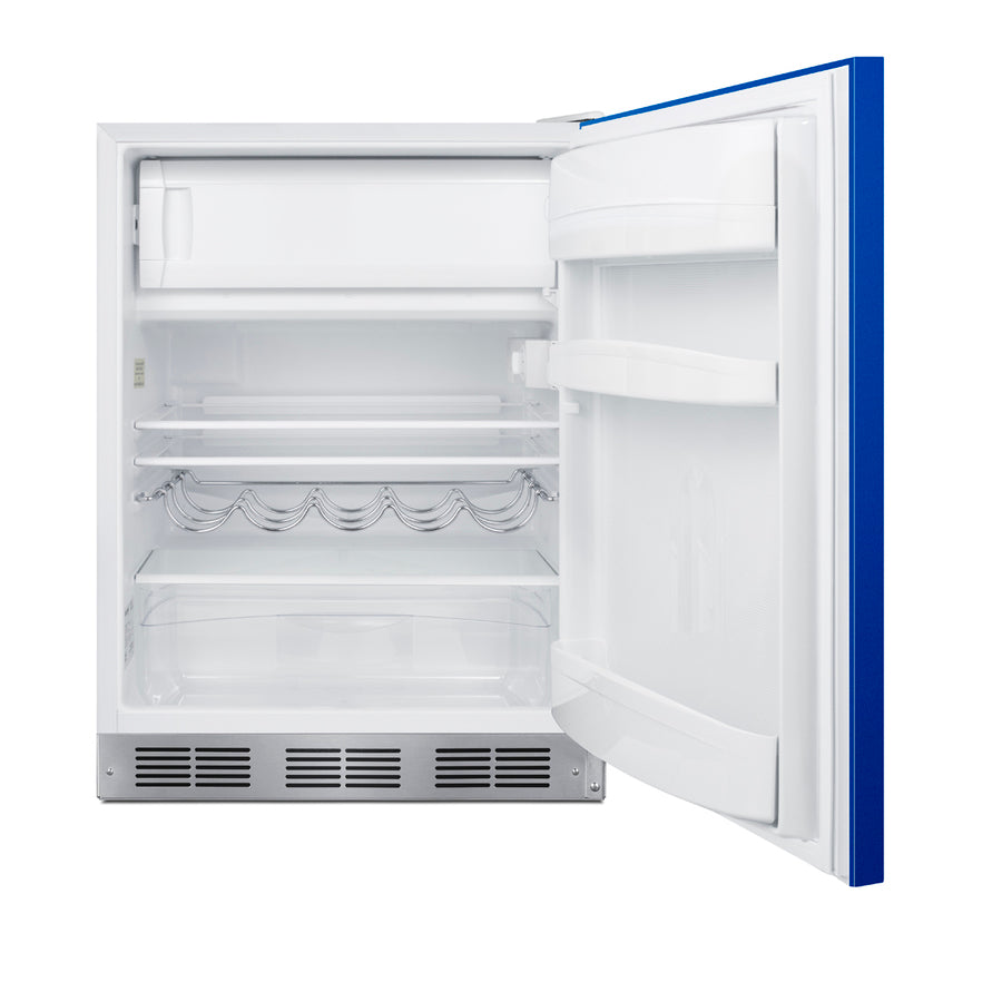 24" Wide Refrigerator-Freezer - Summit BRF611WHG