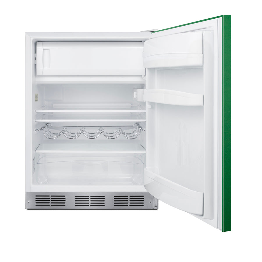 24" Wide Refrigerator-Freezer, ADA Compliant - Summit BRF611WHGADA - Summit - Wine Fridge Pros