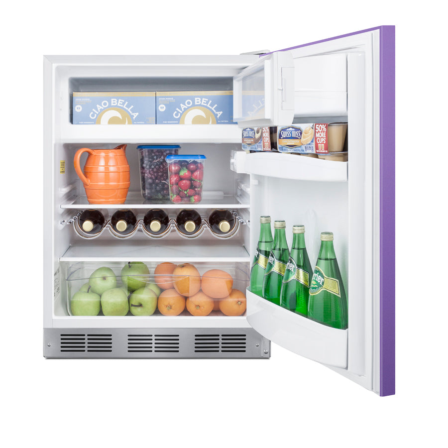 24" Wide Refrigerator-Freezer, ADA Compliant - Summit BRF611WHPADA