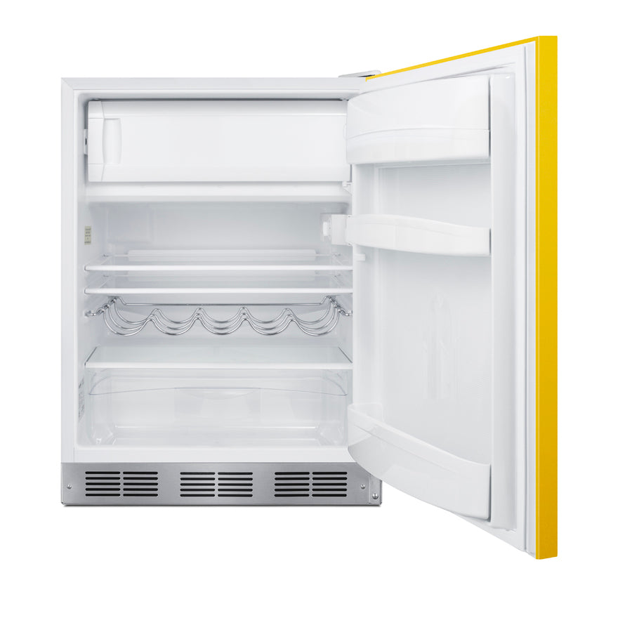24" Wide Refrigerator-Freezer, ADA Compliant - Summit BRF611WHYADA