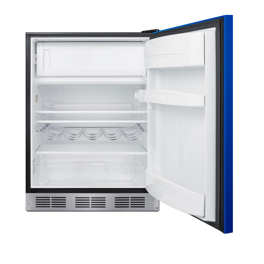 24" Wide Refrigerator-Freezer, ADA Compliant - Summit BRF631BKBADA
