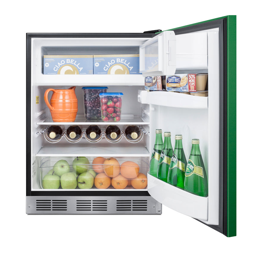 24" Wide Refrigerator-Freezer - Summit BRF631BKG