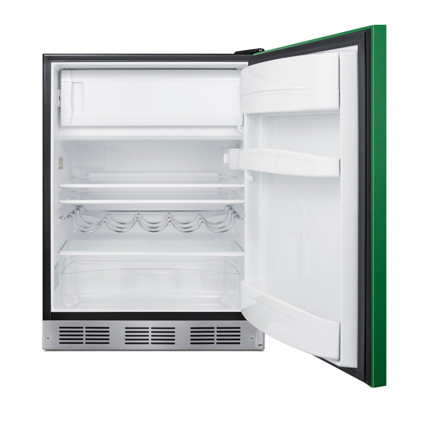 24" Wide Refrigerator-Freezer, ADA Compliant - Summit BRF631BKGADA