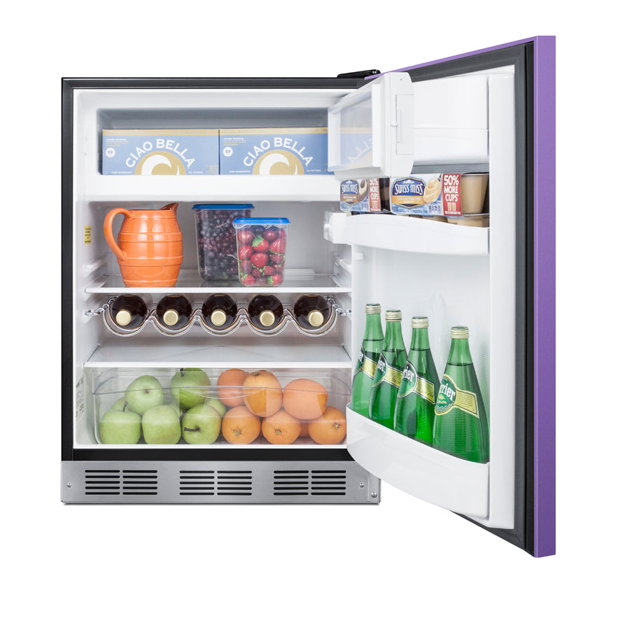 24" Wide Refrigerator-Freezer - Summit BRF631BKP