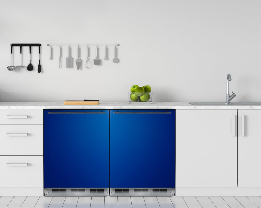 24" Wide Refrigerator-Freezer, ADA Compliant - Summit BRF631BKBADA
