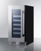 15" Wide Built-In Wine Cellar - Summit CL155WC1LHD - Summit - Wine Fridge Pros