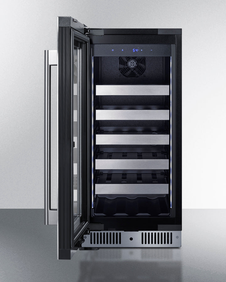 15" Wide Built-In Wine Cellar - Summit CL155WC1LHD - Summit - Wine Fridge Pros