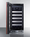 15" Wide Built-In Wine Cellar (Panel Not Included) - Summit CL155WC1PNRLHD - Summit - Wine Fridge Pros
