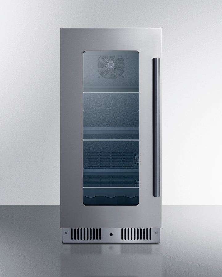 15" Wide Built-In Beverage Center - Summit CL156BV1LHD - Summit - Wine Fridge Pros