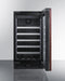18" Wide Built-In Wine Cellar (Panel Not Included) - Summit CL18WCPNRLHD - Summit - Wine Fridge Pros