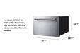 18" Wide Built-In Wine/Beverage Cooler Drawer - Summit COOL1D - Summit - Wine Fridge Pros