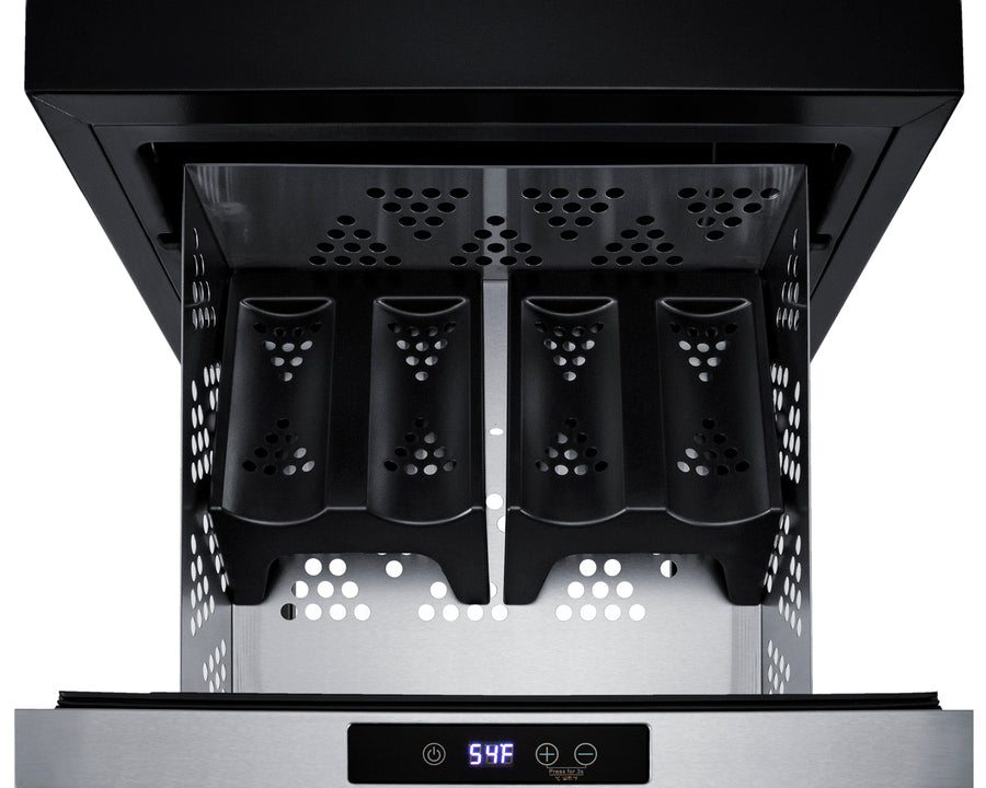 18" Wide Built-In Wine/Beverage Cooler Drawer - Summit COOL1D - Summit - Wine Fridge Pros