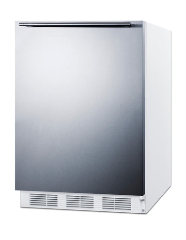 24" Wide Refrigerator-Freezer, ADA Compliant - Summit CT661WSSHHADA - Summit - Wine Fridge Pros