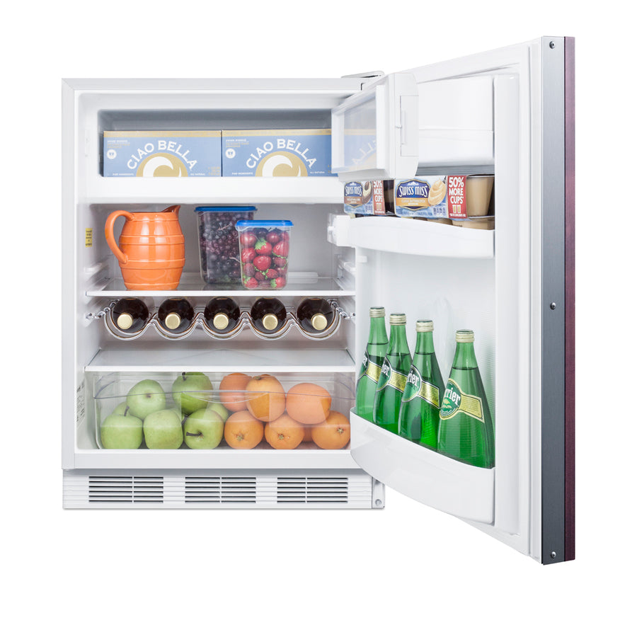 24" Wide Refrigerator-Freezer (Panel Not Included) - Summit CT661WIF - Summit - Wine Fridge Pros