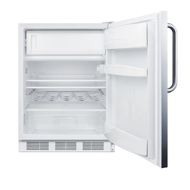 24" Wide Built-In Refrigerator-Freezer, ADA Compliant - Summit CT661WCSSADA - Summit - Wine Fridge Pros
