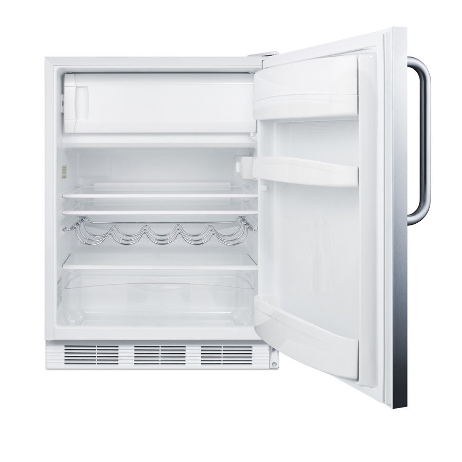 24" Wide Refrigerator-Freezer - Summit CT661WCSS - Summit - Wine Fridge Pros