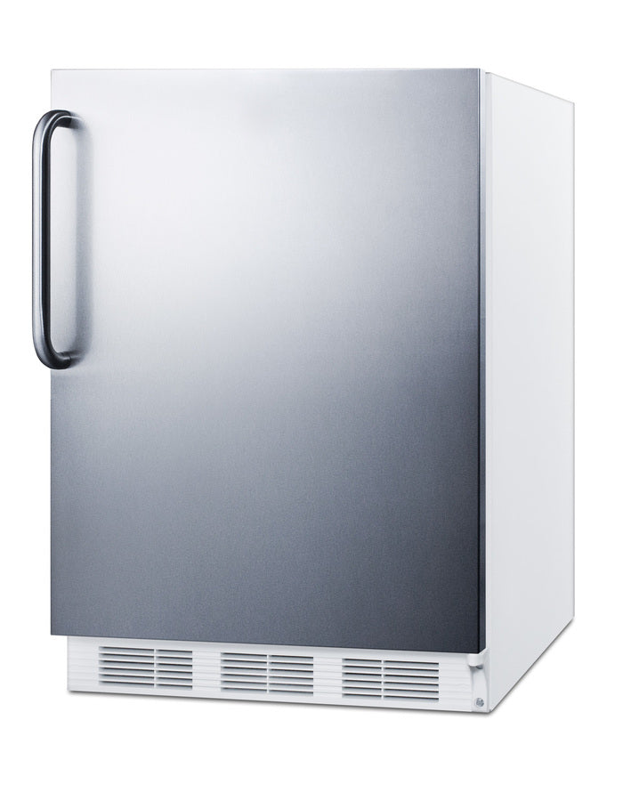 24" Wide Refrigerator-Freezer - Summit CT661WSSTB - Summit - Wine Fridge Pros