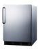 24" Wide Built-In Refrigerator-Freezer, ADA Compliant - Summit CT663BKCSSADA - Summit - Wine Fridge Pros