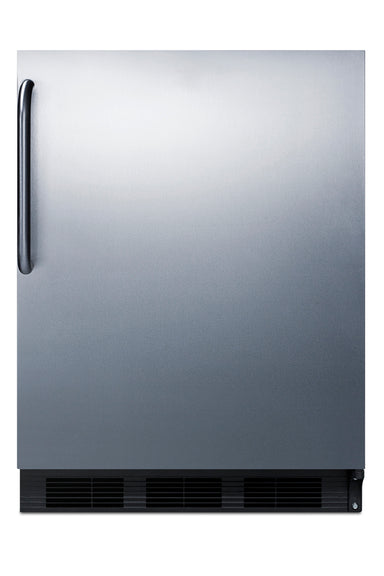 24" Wide Built-In Refrigerator-Freezer, ADA Compliant - Summit CT663BKCSSADA - Summit - Wine Fridge Pros