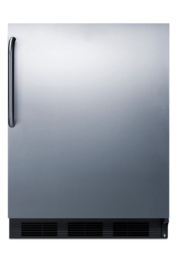 24" Wide Built-In Refrigerator-Freezer, ADA Compliant - Summit CT663BKCSSADA - Summit - Wine Fridge Pros