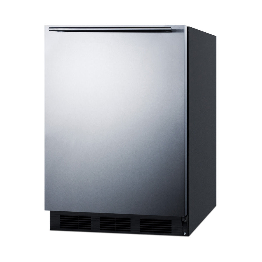 24" Wide Refrigerator-Freezer, ADA Compliant - Summit CT663BKSSHHADA - Summit - Wine Fridge Pros