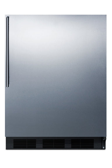 24" Wide Refrigerator-Freezer - Summit CT663BKSSHV - Summit - Wine Fridge Pros