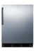 24" Wide Refrigerator-Freezer, ADA Compliant - Summit CT663BKSSTBADA - Summit - Wine Fridge Pros
