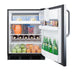 24" Wide Refrigerator-Freezer, ADA Compliant - Summit CT663BKSSTBADA - Summit - Wine Fridge Pros