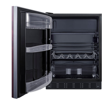 24" Wide Refrigerator-Freezer, ADA Compliant (Panel Not Included) - Summit CT66BK2SSIFADALHD - Summit - Wine Fridge Pros