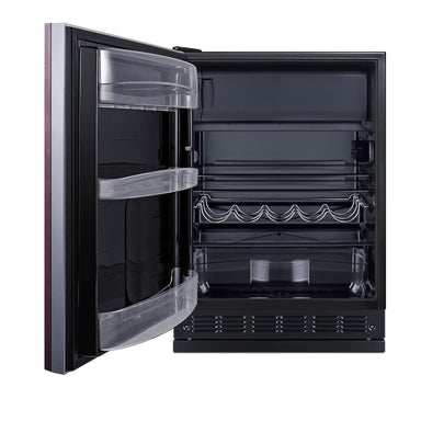 24" Wide Refrigerator-Freezer (Panel Not Included) - Summit CT66BK2SSRSIFLHD - Summit - Wine Fridge Pros