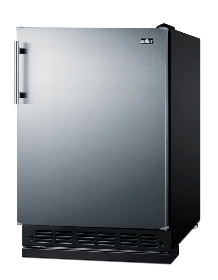 24" Wide Refrigerator-Freezer - Summit CT66BK2SSRS - Summit - Wine Fridge Pros