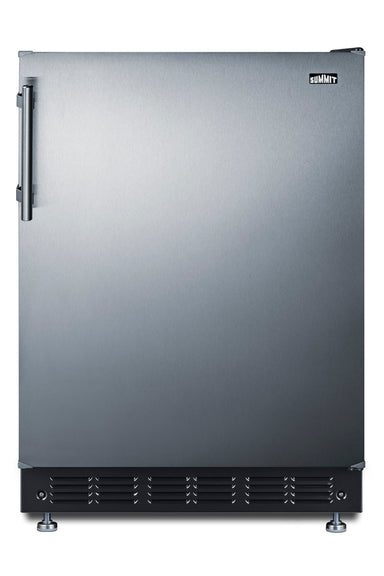 24" Wide Refrigerator-Freezer - Summit CT66BK2SSRS - Summit - Wine Fridge Pros