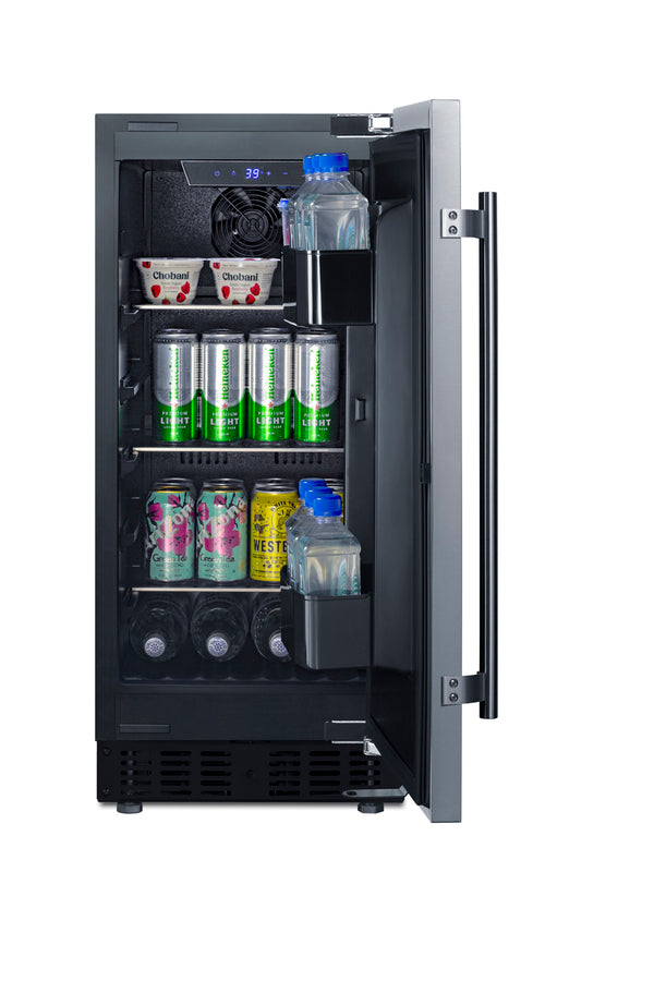 15" Wide Built-In All-Refrigerator - Summit FF1532BSS - Summit - Wine Fridge Pros