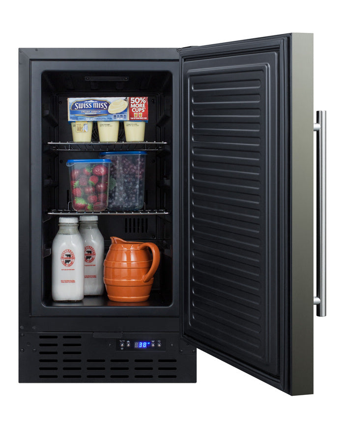 18" Wide Built-In All-Refrigerator - Summit FF1843BKS - Summit - Wine Fridge Pros