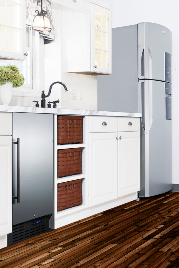 18" Wide Built-In All-Refrigerator, ADA Compliant - Summit FF1843BCSSADA - Summit - Wine Fridge Pros